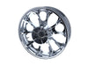 18in. x 5.50in. wide Largo 3D Wheel with Rear Hub - Chrome. Fits Touring 2009up with ABS