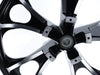 21in. x 3.50in. wide Largo 3D Wheel with Front Hub - Black Cut. Fits Touring 2008up with ABS