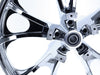 21in. x 3.50in. wide Largo 3D Wheel with Front Hub - Chrome. Fits Touring 2008up with ABS