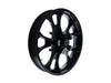 21in. x 3.50in. wide Largo 3D Wheel with Front Hub - Gloss Black. Fits Touring 2008up with ABS