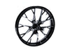 21in. x 3.50in. wide Marlin 3D Wheel with Front Hub - Black Cut. Fits Touring 2008up with ABS