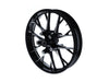 21in. x 3.50in. wide Marlin 3D Wheel with Front Hub - Black Cut. Fits Touring 2008up with ABS
