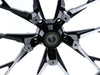 21in. x 3.50in. wide Marlin 3D Wheel with Front Hub - Black Cut. Fits Touring 2008up with ABS
