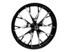 21in. x 3.50in. wide Marlin 3D Wheel with Front Hub - Black Cut. Fits Touring 2008up with ABS
