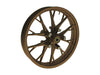 21in. x 3.50in. wide Marlin 3D Wheel with Front Hub - Bronze. Fits Touring 2008up with ABS