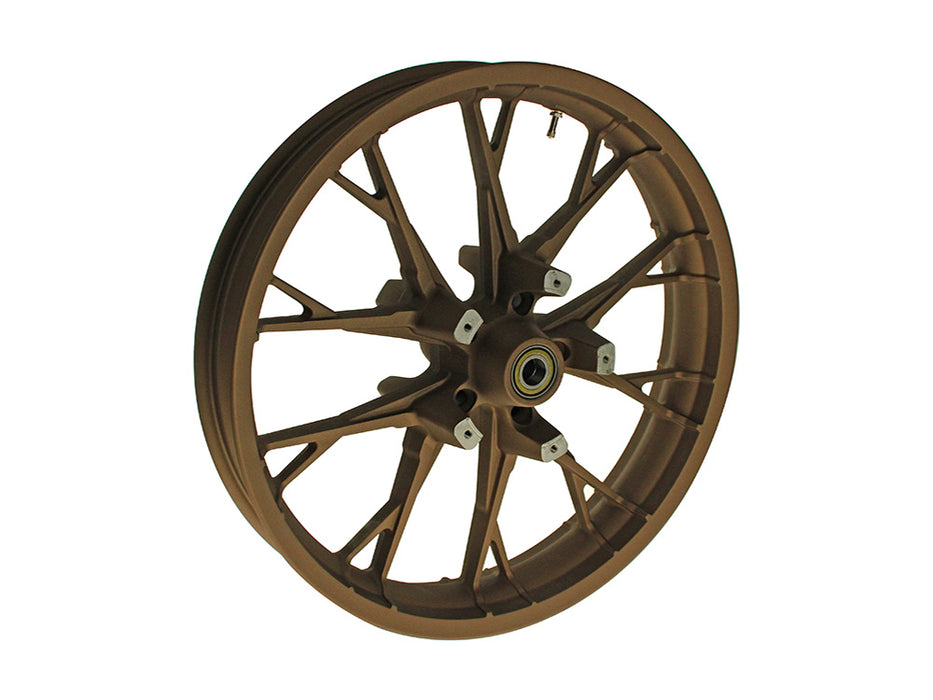 21in. x 3.50in. wide Marlin 3D Wheel with Front Hub - Bronze. Fits Touring 2008up with ABS