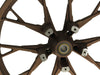 21in. x 3.50in. wide Marlin 3D Wheel with Front Hub - Bronze. Fits Touring 2008up with ABS