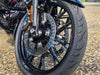 21in. x 3.50in. wide Marlin 3D Wheel with Front Hub - Gloss Black. Fits Touring 2008up with ABS