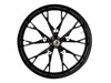 21in. x 3.50in. wide Marlin 3D Wheel with Front Hub - Gloss Black. Fits Touring 2008up with ABS