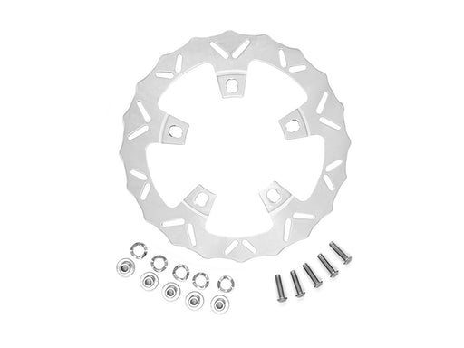 12.6in. Front Dragon Disc Rotor - Polished. Fits Touring 2024up with Coastal Moto Wheel
