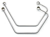 Saddlebag Supports - Chrome. Fits Yamaha V-Star XVS650 Classic 1998-2019