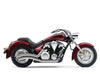 Speedster Swept Exhaust - Chrome. Fits Honda Fury, State-Line & Sabre 2010up.