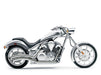 Speedster Swept Exhaust - Chrome. Fits Honda Fury, State-Line & Sabre 2010up.