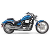 Speedster Swept Exhaust - Chrome. Fits Yamaha Stryker 1300 2011-2017