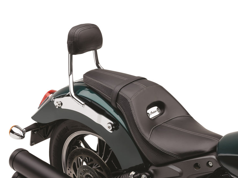Quick Detachable Sissy Bar Kit - Chrome. Fits Scout 2015up with Dual Seat.
