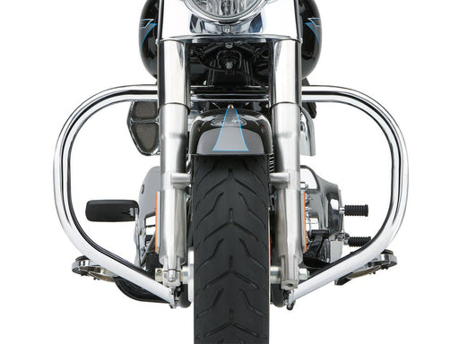 Engine Guard Freeway Bar - Chrome. Fits Heritage Softail 2000-2017.