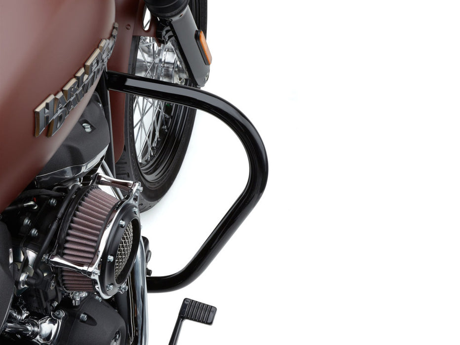 Engine Guard Freeway Bar - Black. Fits Softail Street Bob & Low Rider 2018up & Standard 2020up.