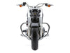 Engine Guard Freeway Bar - Chrome. Fits Softail Slim, Fat Bob, Deluxe, Sport Glide, Fat Boy, Heritage & Breakout 2018up.