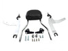 Short Quick Detachable Sissy Bar Kit - Chrome. Fits FX Softail 2006-2015 & Fatboy 2007-2017 with 200mm Rear Tyre.
