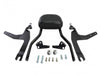 Short Quick Detachable Sissy Bar Kit - Black. Fits FX Softail 2006-2015 & Fatboy 2007-2017 with 200mm Rear Tyre.