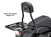 Short Quick Detachable Sissy Bar Kit - Black. Fits Sportster 2004-2021