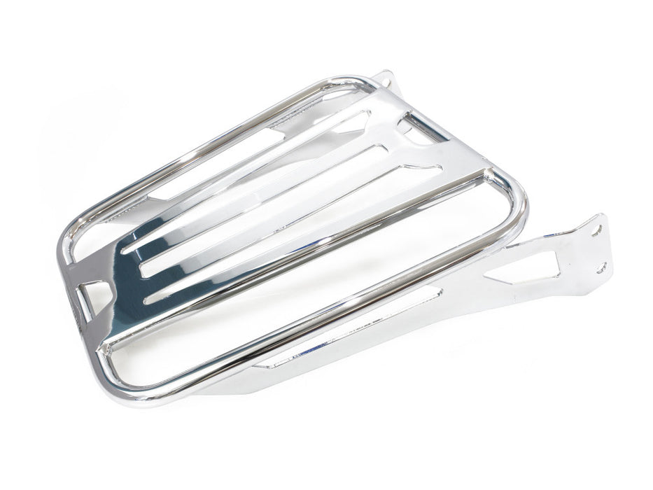 Quick Detachable Luggage Rack - Chrome. Fits Cobra Sissy Bars #'s COB-602-2001, COB-602-2004 & COB-602-2005.