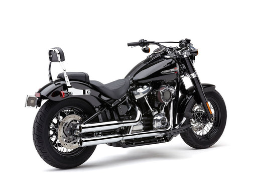 3in. Neighbour Hater Slip-On Mufflers - Chrome. Fits Softail Slim, Street Bob, Standard & Low Rider Models 2018-2024 & Breakout & Fat Boy 2018up