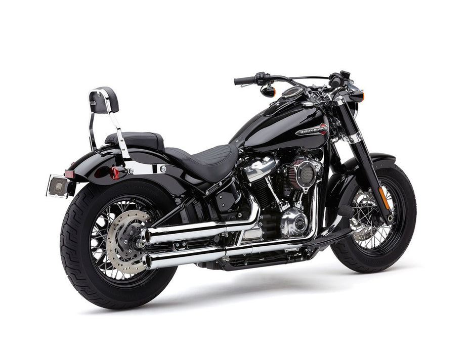 3in. Neighbour Hater Slip-On Mufflers - Chrome. Fits Softail Slim, Street Bob, Standard & Low Rider Models 2018-2024 & Breakout & Fat Boy 2018up