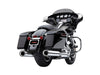 4in. Neighbor Hater Slip-On Mufflers - Chrome. Fits Touring 1995-2016 & Trike 2017-2020.