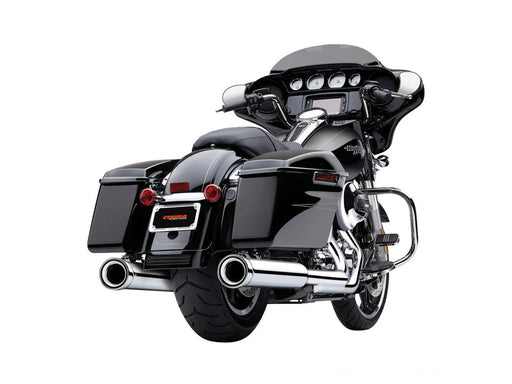 4in. Neighbor Hater Slip-On Mufflers - Chrome. Fits Touring 1995-2016 & Trike 2017-2020.