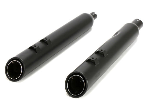 4in. 909 Uppercut Slip-On Mufflers - Black. Fits Touring 2017up.