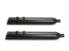 4in. 909 Uppercut Slip-On Mufflers - Black. Fits Touring 2017up.