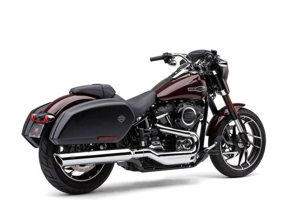 4in. 909 Back Slash Slip-On Muffler - Chrome. Fits Sport Glide 2018-2024