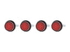 Red Reflectors - Pack of 4