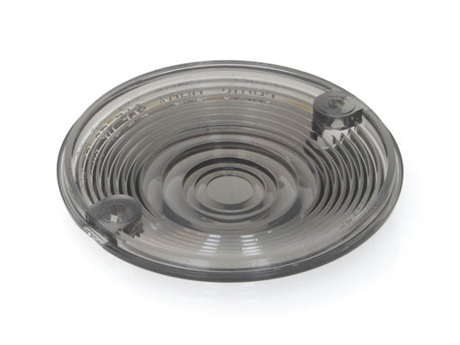 Turn Signal Lens - Smoke. Fits FL Softail 1986-2017, Road King 1993-2017 & Most Touring 1986-2007