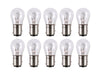 12V Bayonet Style Stop & Taillight Bulb. Fits H-D Pre Early 2003 - Pack 10
