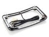 Curved Slick Signal Run, Turn, Brake & Number Plate Frame - Black. Fits Softail 1999-2010, FXD 1999-2017 & Sportster 1999-2021.
