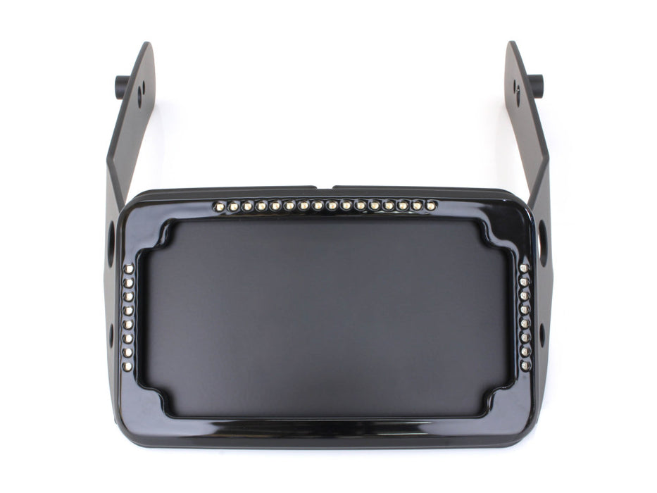 Tail Tidy Fender Eliminator Kit - Black with Run, Turn, Brake and Number Plate Lights. Fits Dyna Wide Glide 2010-2017.