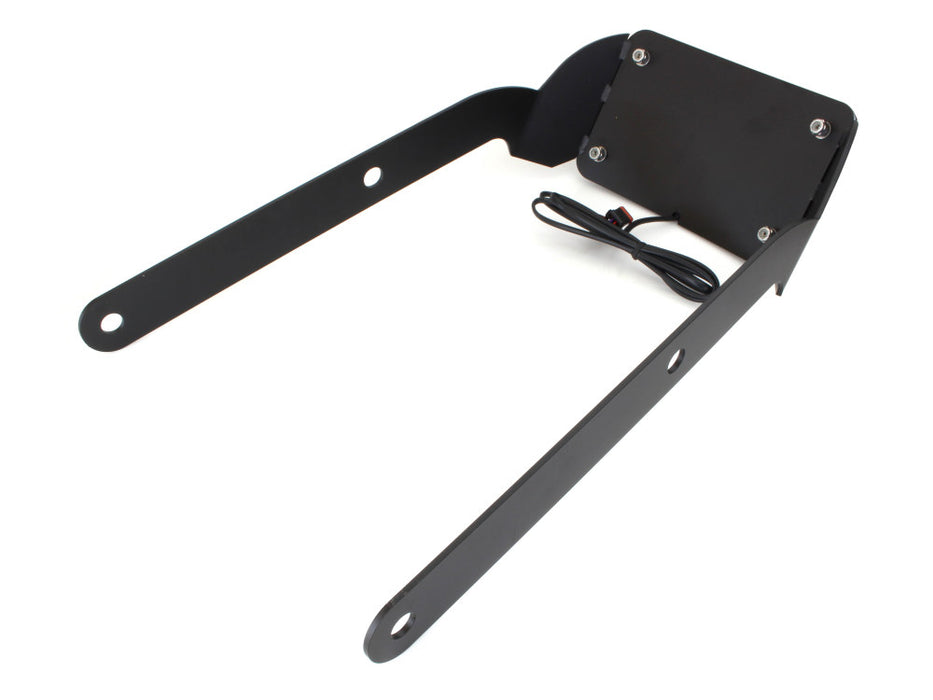 Tail Tidy Fender Eliminator Kit - Black with Run, Turn, Brake and Number Plate Lights. Fits Softail Fat Bob 2018-2024
