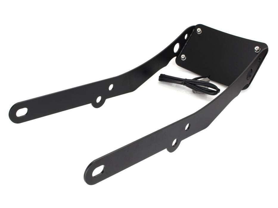 Tail Tidy Fender Eliminator Kit - Black with Run, Turn, Brake and Number Plate Lights. Fits Softail Slim 2012-2017.