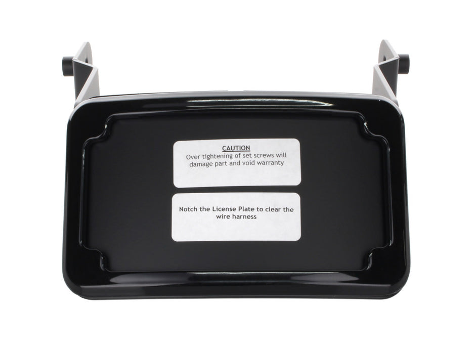 Tail Tidy Fender Eliminator Kit - Black with Number Plate Light Only. Fits Dyna Street Bob 2013-2017 and Dyna Low Rider 'S' 2016-2017.