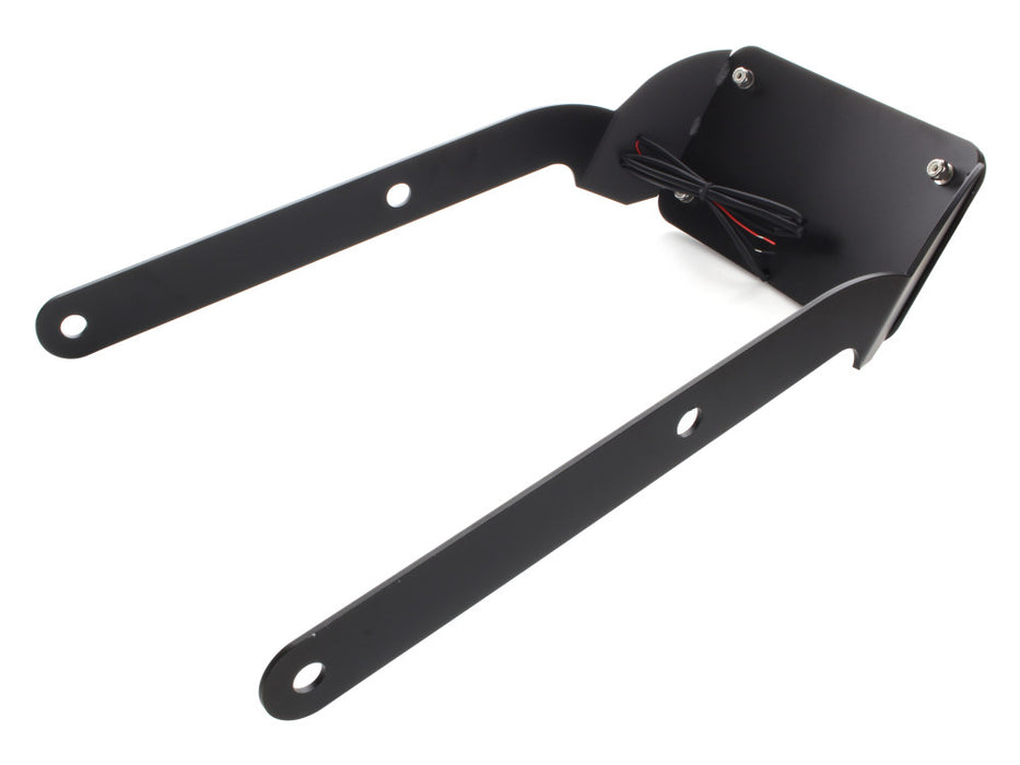Tail Tidy Fender Eliminator Kit - Black with Number Plate Light Only. Fits Softail Fat Bob 2018-2024