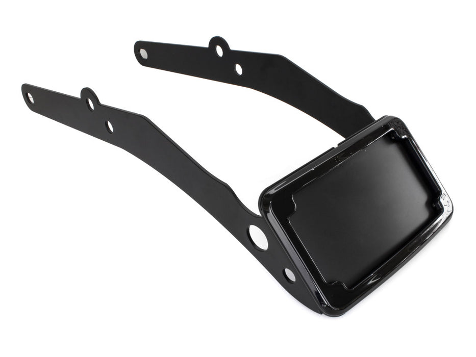 Tail Tidy Fender Eliminator Kit - Black with Number Plate Light Only. Fits Softail Slim 2012-2017.