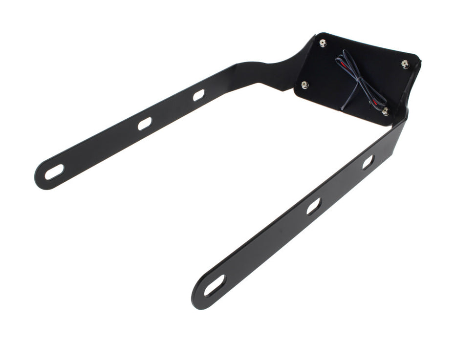 Tail Tidy Fender Eliminator Kit - Black with Number Plate Light Only. Fits Softail Breakout 2018up.