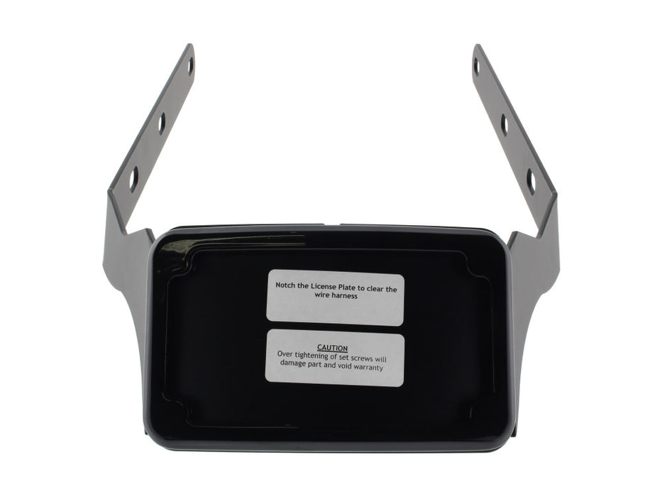 Tail Tidy Fender Eliminator Kit - Black with Number Plate Light Only. Fits Softail Breakout 2018up.