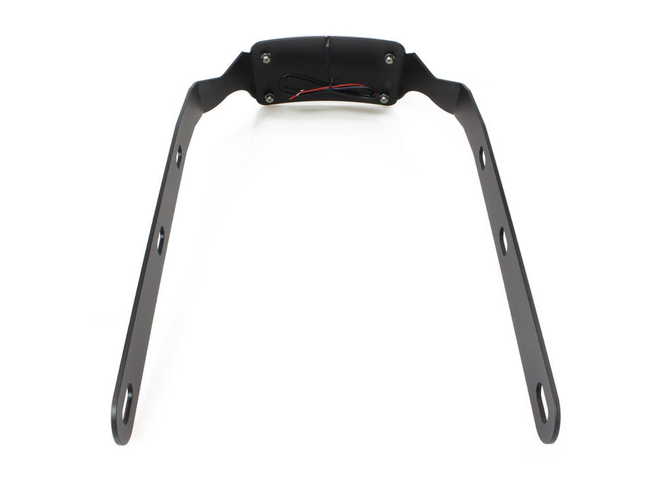 Tail Tidy Fender Eliminator Kit - Chrome with Number Plate Light Only. Fits Softail Fat Boy 2018up.