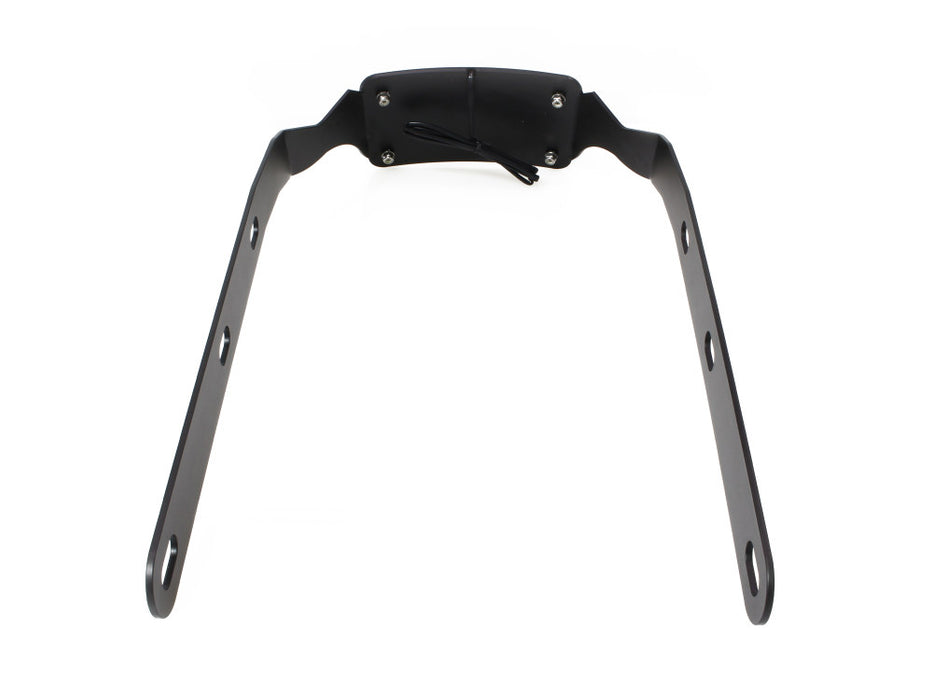 Tail Tidy Fender Eliminator Kit - Black with Number Plate Light Only. Fits Softail Fat Boy 2018up.