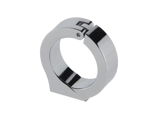 Cup Mounting Bracket - Chrome. Fits 1-1/4in. Diameter Handlebars using Dakota 1-7/8in. or 2-1/16in. Gauge Cup.