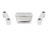 Speedo Bracket - Chrome. Fits 1-1/2in. Diameter T-Bars using Dakota MCL, MCV or MLX Series Gauges.