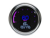 4-1/2in. Tank Mount KPH Speedometer with Tachometer - Chrome. Fits Big Twin 1936-2003.